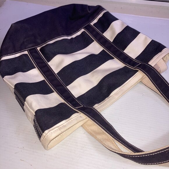 Lands End Canvas Open Top Tote Bags 14w x 12h Lot of 2 - Picture 3 of 13